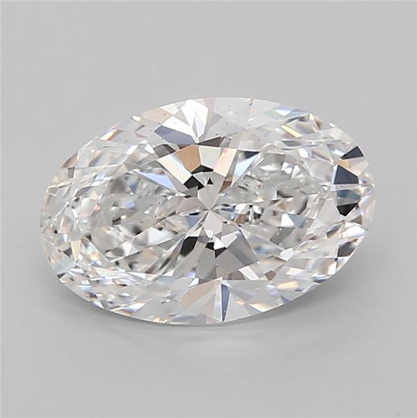 3.07 ct. oval Lab Grown Diamond front image