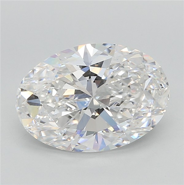 3.08 ct. oval Lab Grown Diamond front image