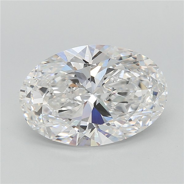 3.74 ct. oval Lab Grown Diamond front image