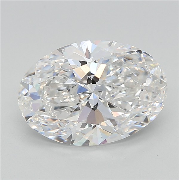 3.08 ct. oval Lab Grown Diamond front image