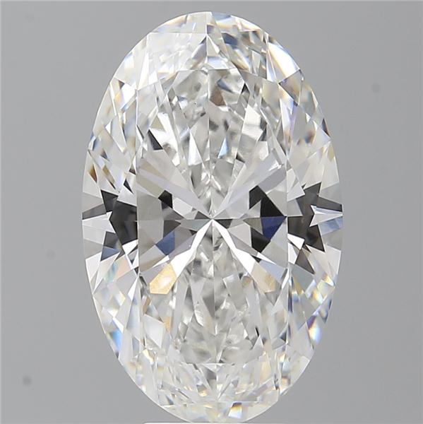 7.04 ct. oval Lab Grown Diamond front image
