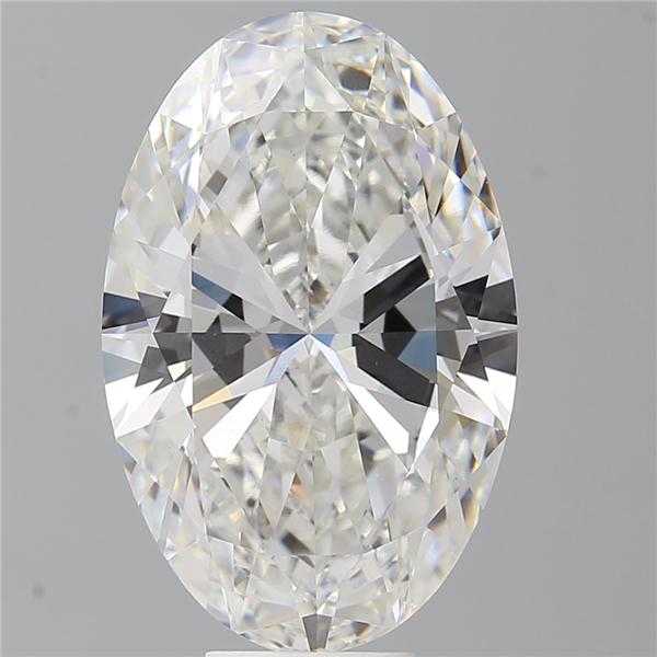 9.50 ct. oval Lab Grown Diamond front image