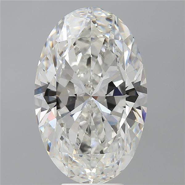 7.58 ct. oval Lab Grown Diamond front image