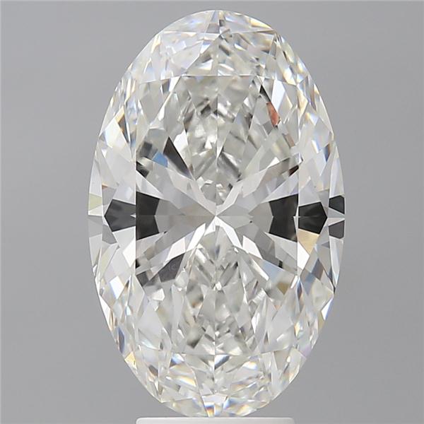 6.04 ct. oval Lab Grown Diamond front image