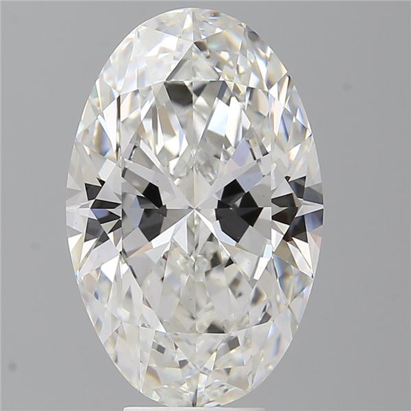 7.56 ct. oval Lab Grown Diamond front image