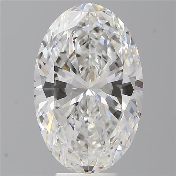 7.09 ct. oval Lab Grown Diamond front image