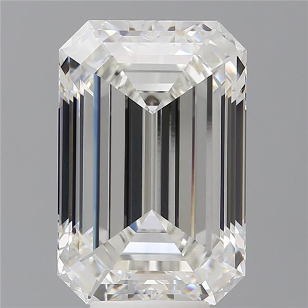 8.02 ct. emerald Lab Grown Diamond front image
