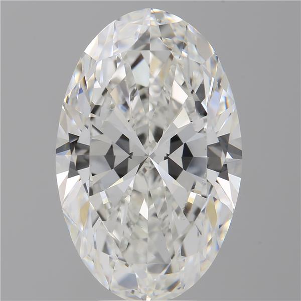 7.09 ct. oval Lab Grown Diamond front image
