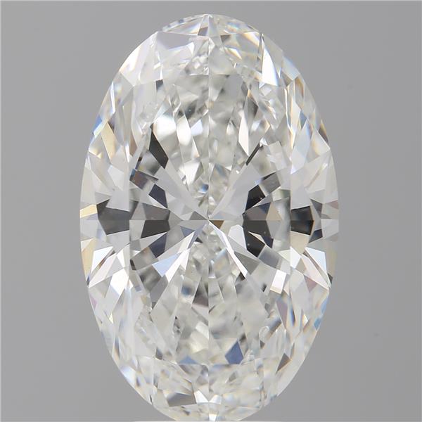 6.08 ct. oval Lab Grown Diamond front image
