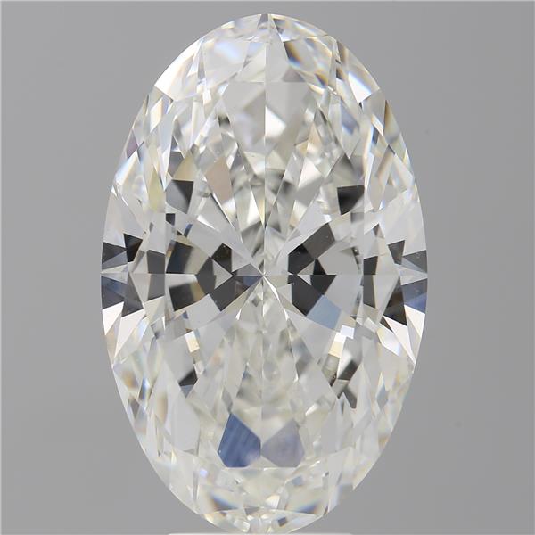 7.05 ct. oval Lab Grown Diamond front image