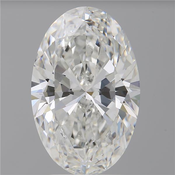 4.10 ct. oval Lab Grown Diamond front image