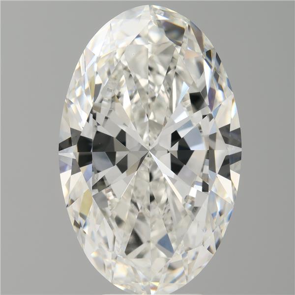7.09 ct. oval Lab Grown Diamond front image