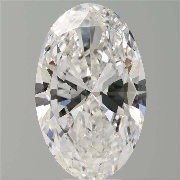 6.50 ct. oval Lab Grown Diamond front image