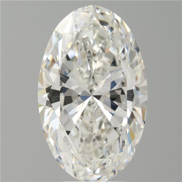 6.07 ct. oval Lab Grown Diamond front image