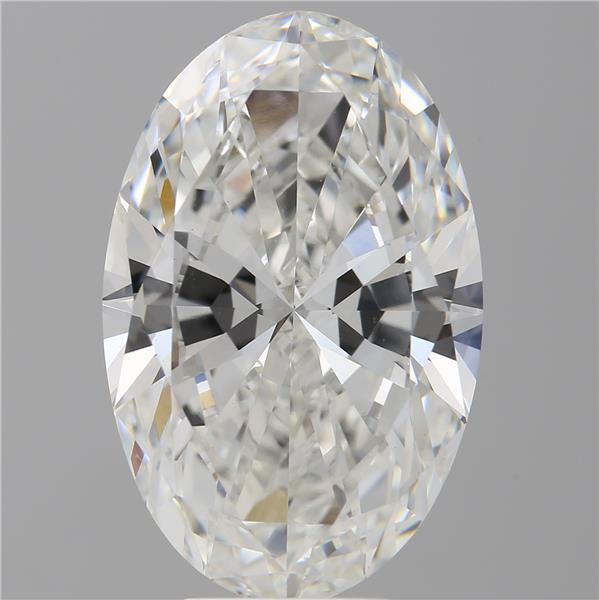 7.10 ct. oval Lab Grown Diamond front image