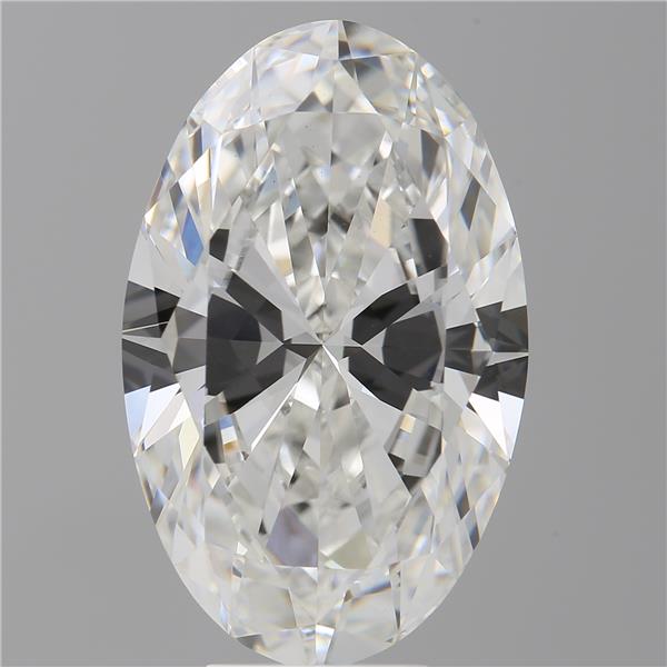 7.53 ct. oval Lab Grown Diamond front image
