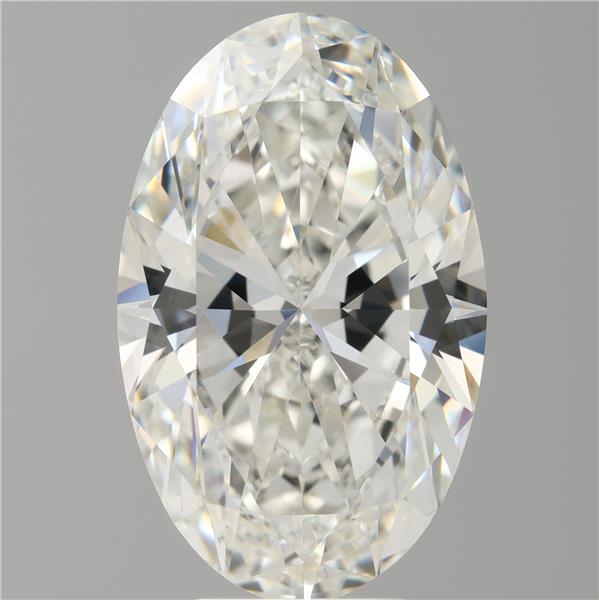 7.09 ct. oval Lab Grown Diamond front image