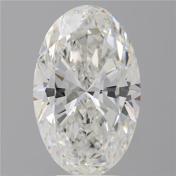 6.05 ct. oval Lab Grown Diamond front image