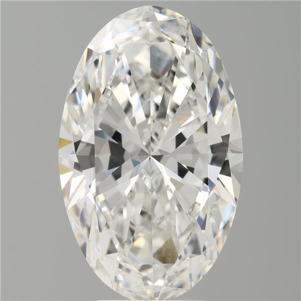 6.10 ct. oval Lab Grown Diamond front image