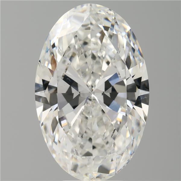 7.55 ct. oval Lab Grown Diamond front image