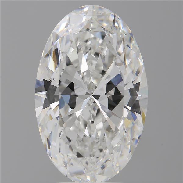 6.02 ct. oval Lab Grown Diamond front image
