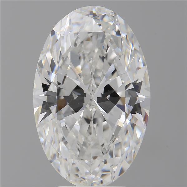 6.02 ct. oval Lab Grown Diamond front image