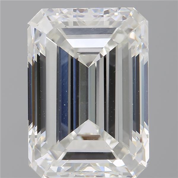6.05 ct. emerald Lab Grown Diamond front image