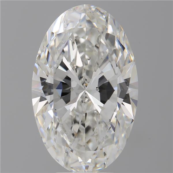 7.09 ct. oval Lab Grown Diamond front image