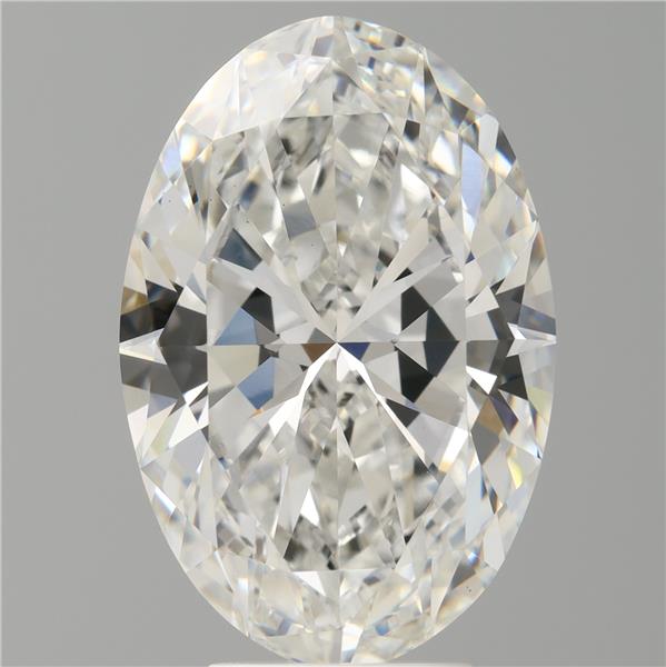5.53 ct. oval Lab Grown Diamond front image