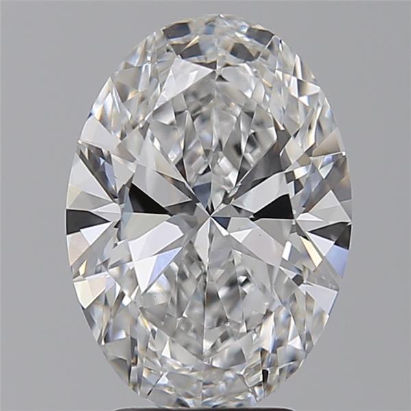 3.50 ct. oval Lab Grown Diamond front image