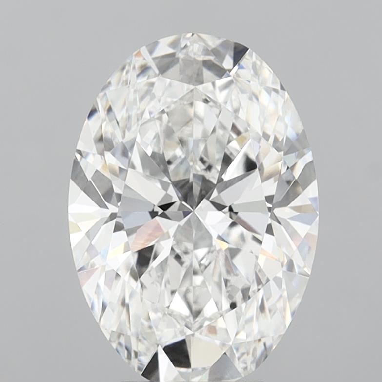 6.03 ct. oval Lab Grown Diamond front image