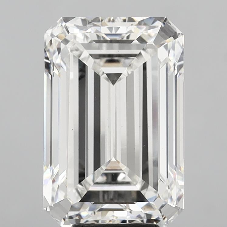 8.01 ct. emerald Lab Grown Diamond front image