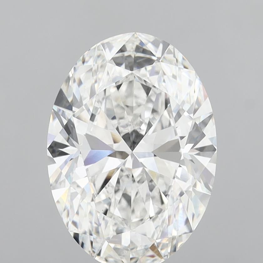 7.04 ct. oval Lab Grown Diamond front image