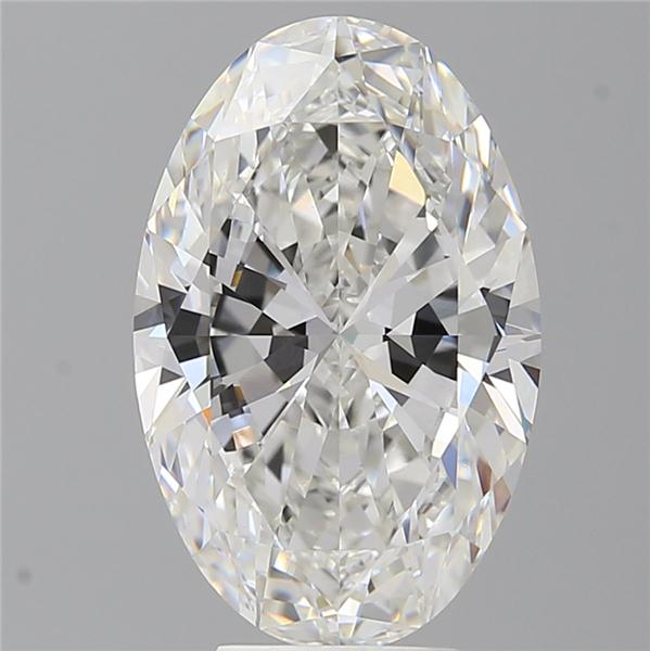 6.02 ct. oval Lab Grown Diamond front image