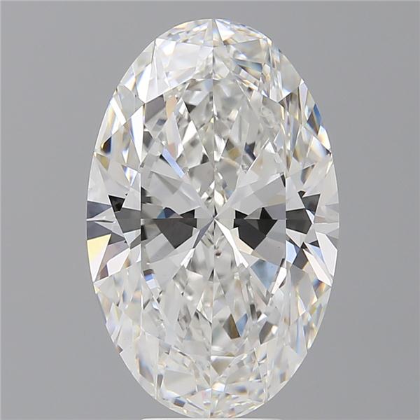 7.07 ct. oval Lab Grown Diamond front image