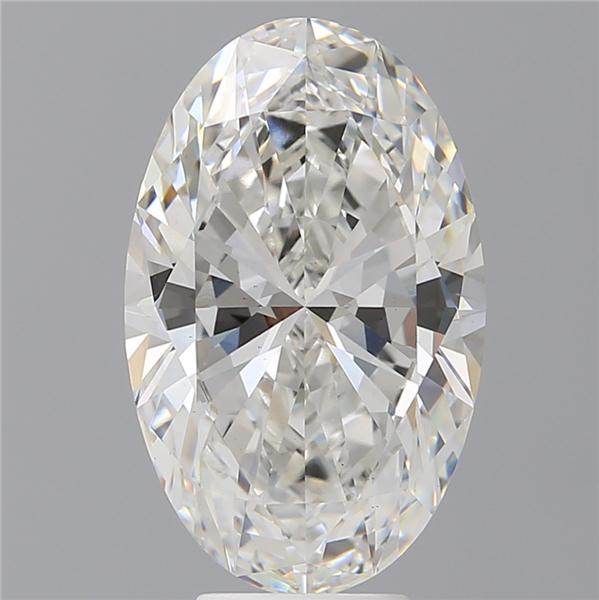 6.53 ct. oval Lab Grown Diamond front image