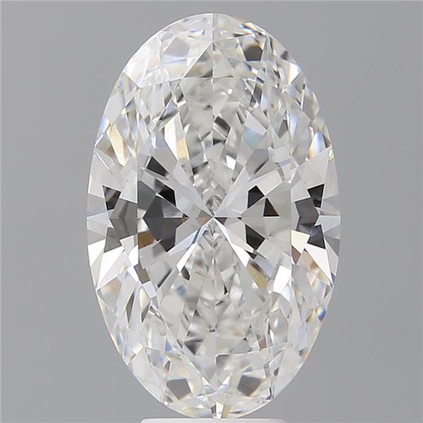 7.09 ct. oval Lab Grown Diamond front image