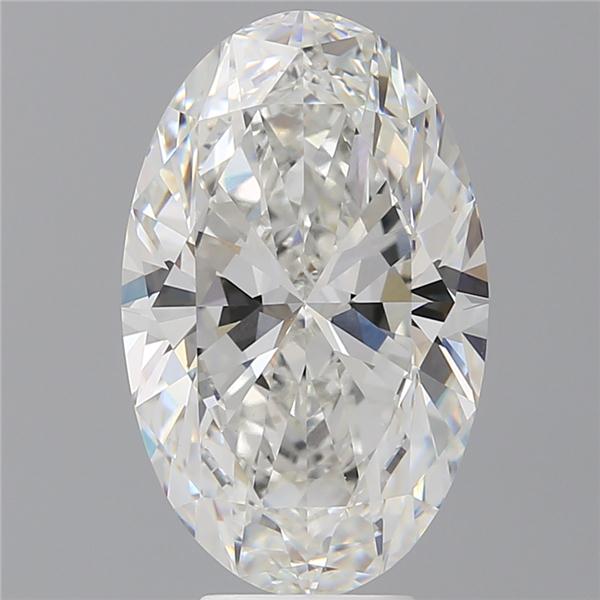 6.57 ct. oval Lab Grown Diamond front image