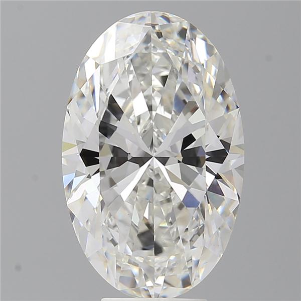 6.60 ct. oval Lab Grown Diamond front image