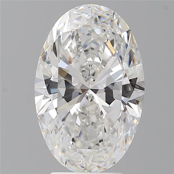 4.09 ct. oval Lab Grown Diamond front image