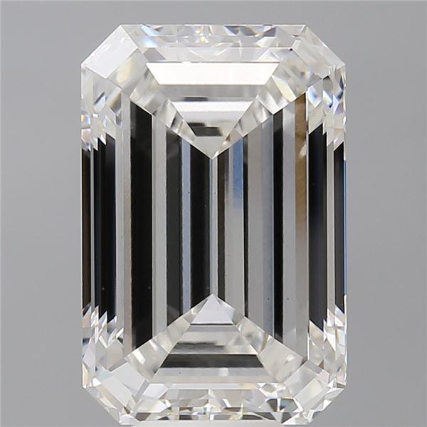 9.54 ct. emerald Lab Grown Diamond front image