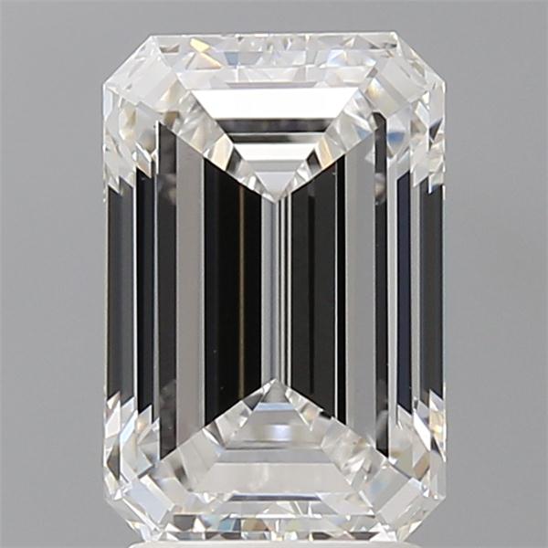 3.04 ct. emerald Lab Grown Diamond front image