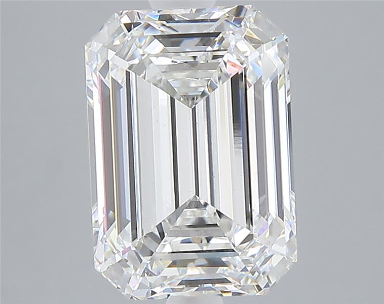 4.10 ct. emerald Lab Grown Diamond front image