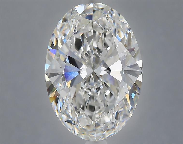 5.86 ct. oval Lab Grown Diamond front image