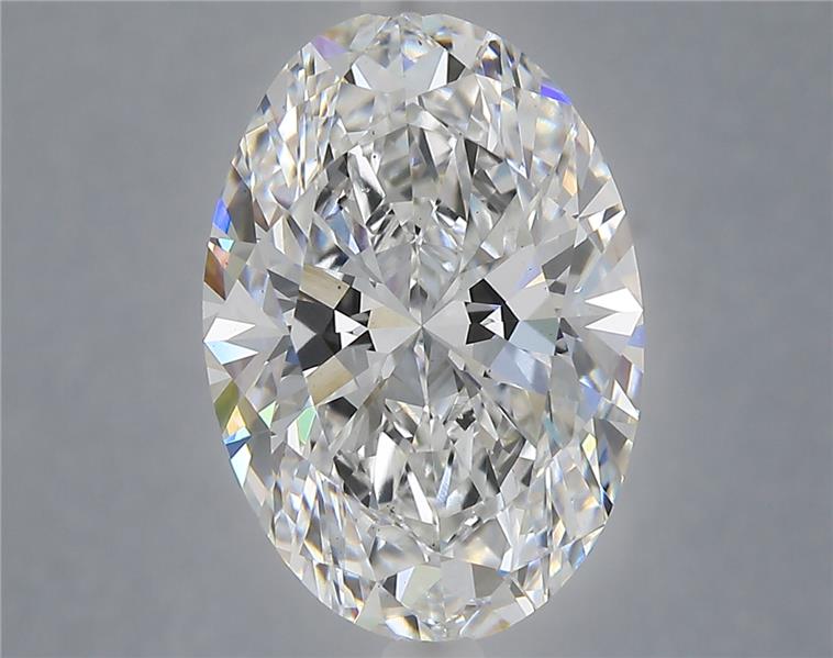 5.27 ct. oval Lab Grown Diamond front image