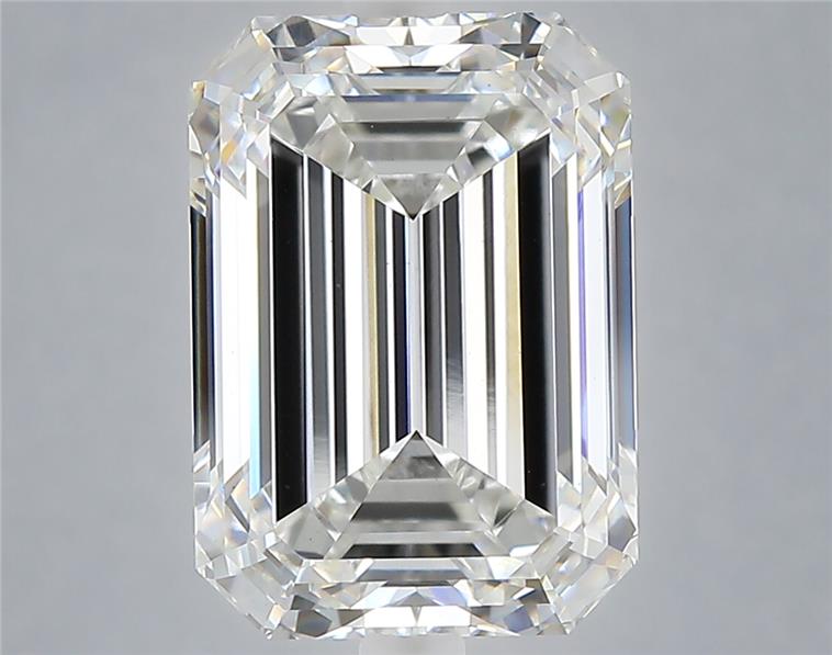 6.07 ct. emerald Lab Grown Diamond front image