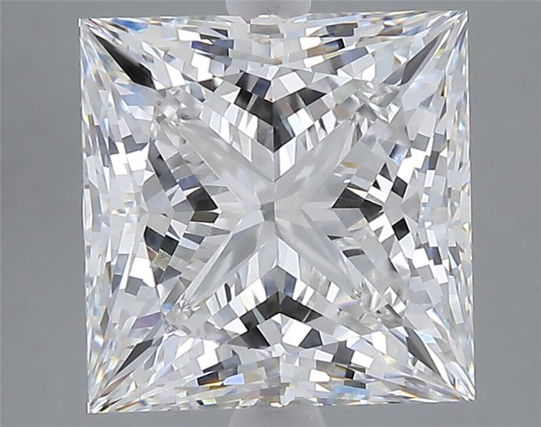5.27 ct. princess Lab Grown Diamond front image