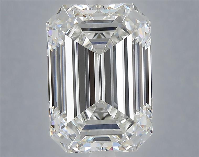 6.04 ct. emerald Lab Grown Diamond front image