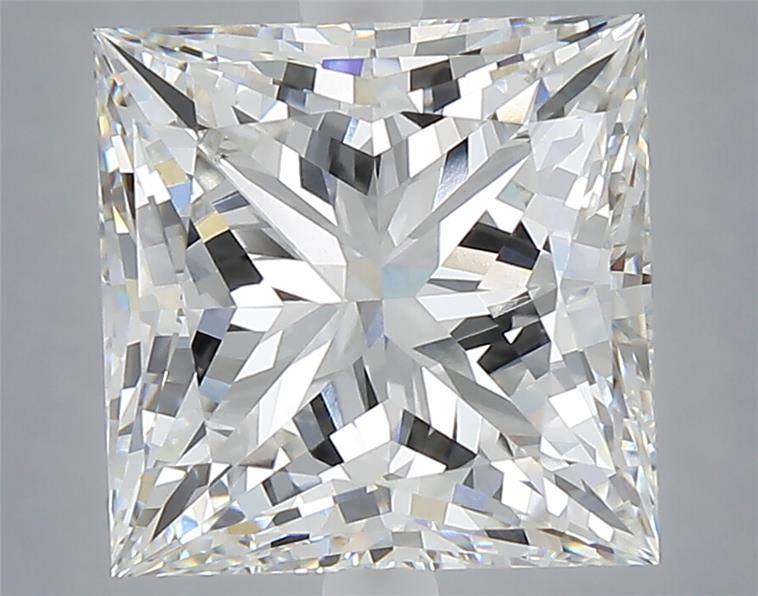 5.27 ct. princess Lab Grown Diamond front image