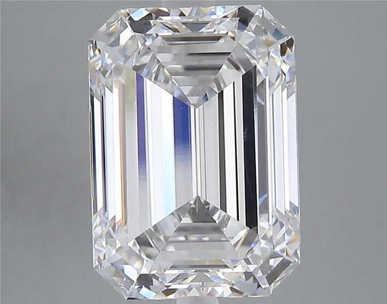6.10 ct. emerald Lab Grown Diamond front image